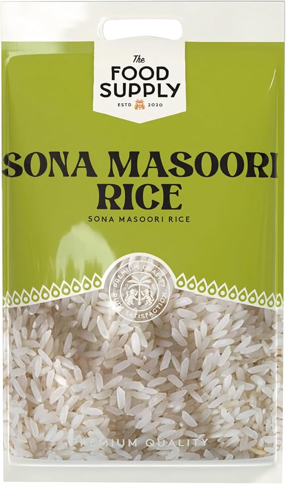 Sona Masoori Rice - Lightweight, Aromatic, and Perfect for Everyday Meals (2kg)