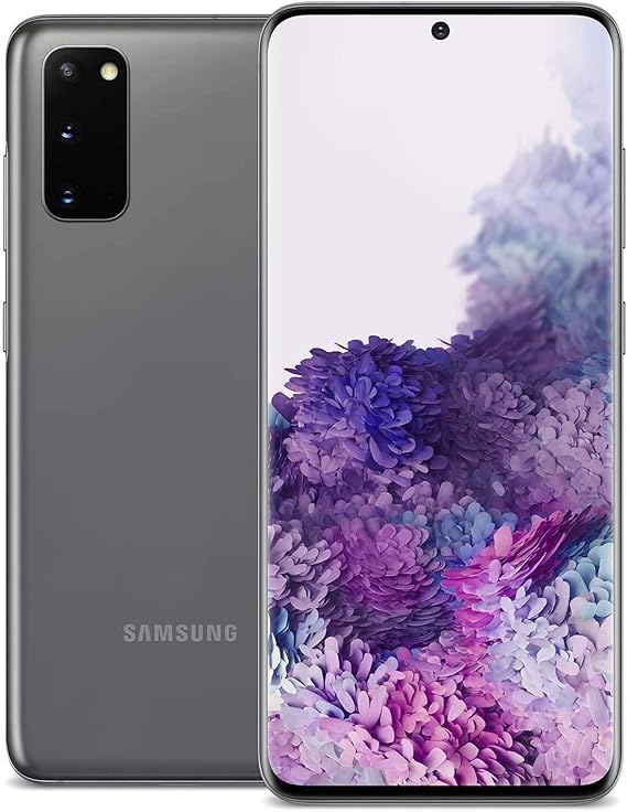 Samsung Galaxy S20 5G Android Smartphone SM-G981U US Version | Fingerprint ID & Facial Recognition | Long-Lasting Battery | for T-Mobile Only (Cosmic Gray, 128GB)