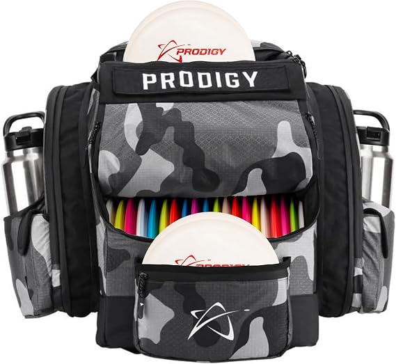 Prodigy Disc BP-1 V3 Disc Golf Backpack | Backpack Storage with 30+ Disc Capacity | Disc Golf Backpack Bag | Tear & Water Resistant | Golf Accessories for Men | Large Golf Disc Bags