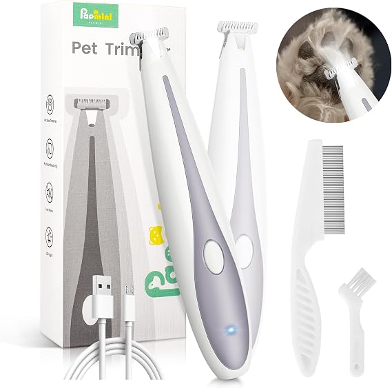 PAPMINI Dog Paw Trimmer White-Gray