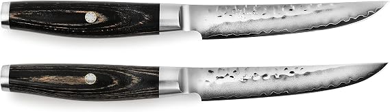 Yaxell Ketu SG2 Steak Knives - Made in Japan (2-piece Knife Set)