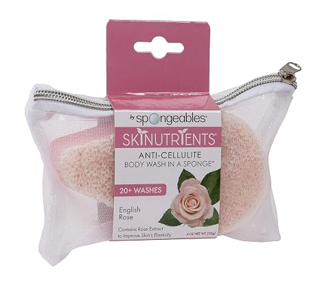 Spongeables Skinutrients Anti-Cellulite Body Wash in a Sponge