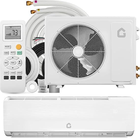 GarveeHome 12000 BTU Mini Split AC Heat Pump Inverter 19 SEER2