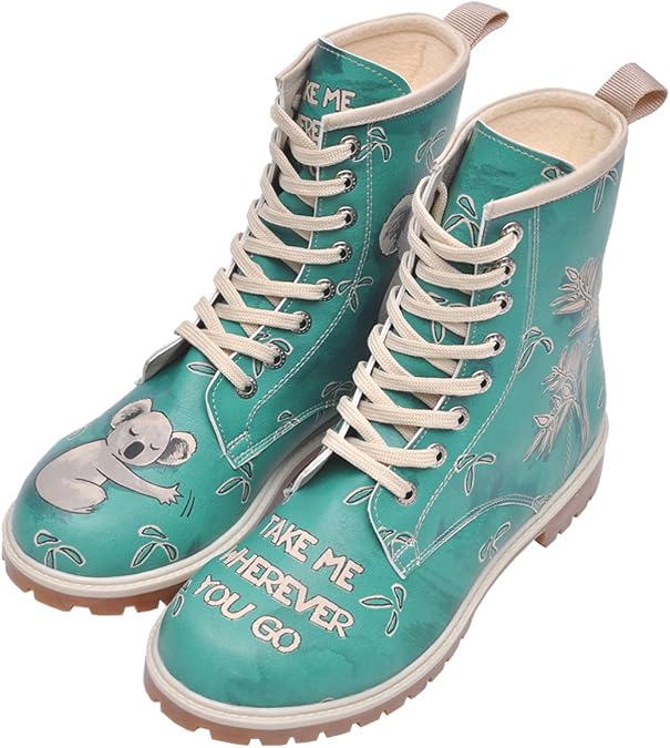DOGO Women's Lace-Up Boots Fashion