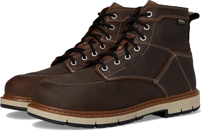 KEEN Utility Men's San Jose 6 Alloy Toe Waterproof 90 Degree Heel Work Boots