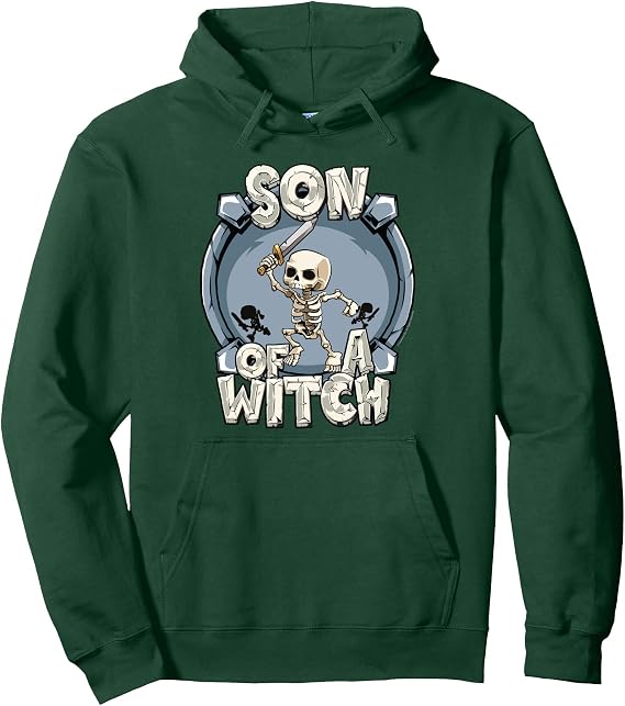 Clash of Clans Son Of A Witch Skeleton Logo Pullover Hoodie
