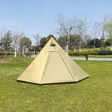 BAJIE tent Outdoor 3 4 Person Lightweight Backpacking Stove Tent With Jack Hiking Shelter