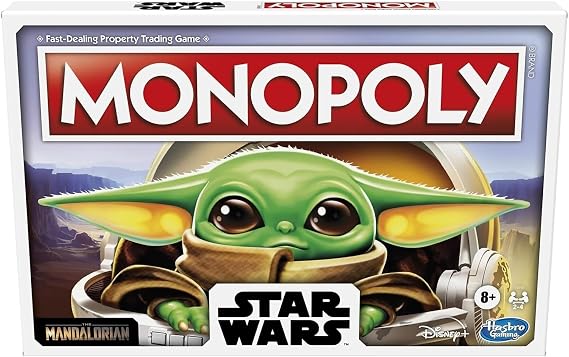 Monopoly: Star Wars The Child Edition Board Game for Families and Kids Ages 8 and Up, Featuring The Child, Who Fans Call Baby Yoda