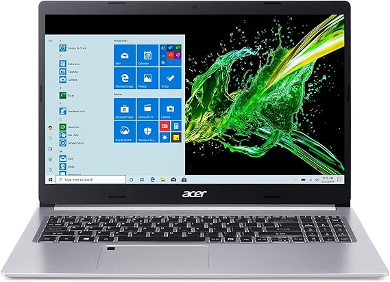 acer Aspire 5 A515-55-75NC, 15.6" Full HD IPS Display, 10th Gen Intel Core i7-1065G7, 8GB DDR4, 512GB NVMe SSD, Intel Wireless WiFi 6 AX201, Fingerprint Reader, Backlit Keyboard, Windows 10 Home