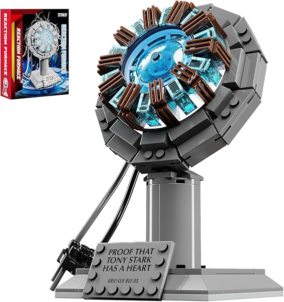 Arc Reactor Building Block Set, A Model Toy Proof That Tony Has A Heart,A Gift for Adults