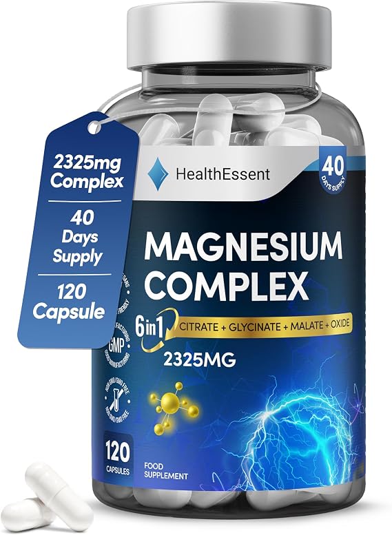 HealthEssent Magnesium 6-in-1 Complex 2325mg High Strength 120 Capsules
