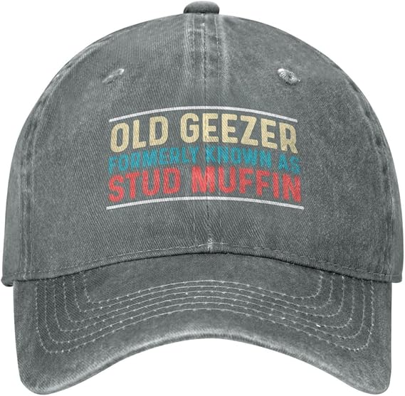 Old Geezer Formerly Knowns As Stud Muffin Hat for Men Baseball Cap Cute Hat