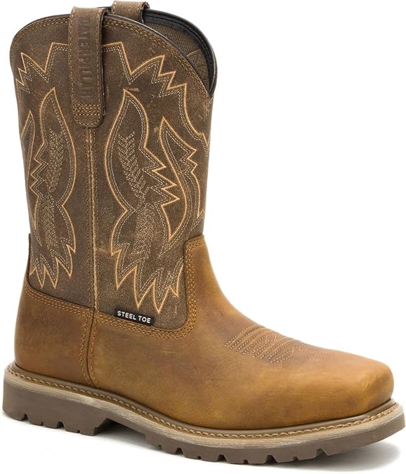 CAT Men's 11 Beaned Colorado Frontier Steel Toe SR Wellington