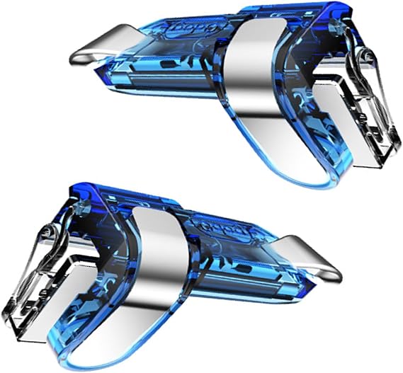 Mini Gaming Trigger, Gaming Controller Shooter L1 R1, Shooter Sensitive Controller Joysticks Aim & Fire Trigger Keys, for Android & iPhone