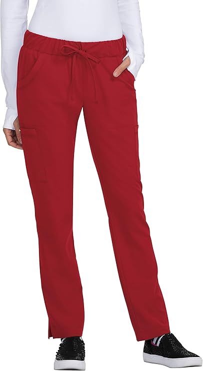 KOI Betsy Johnson Buttercup Women's 6-Pocket Slim Fit Scrub Pants