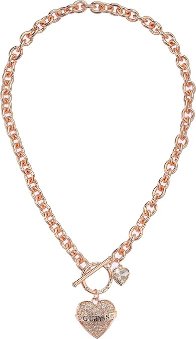 GUESS Toggle Logo Charm Necklace