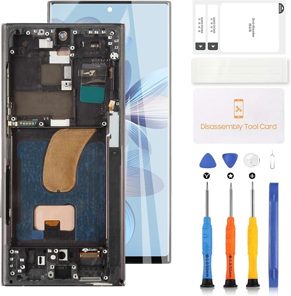 OLED for Samsung Galaxy S23 Ultra 5G LCD Screen Replacement with Frame