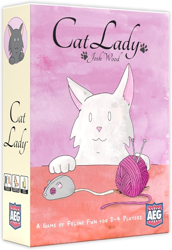 Cat Lady, Drafting Set Collection Card Game, Collect Toys and Rescue Cats