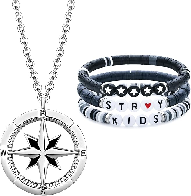 2 Pack Strraykiid Merch Bracelets, Strraykiid Charm Silicone Bracelets