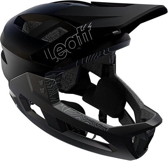Leatt MTB Enduro 2.0 Helmet | 2-in-1 Mountain Bike Full Face with Removable Chin Bar, 360 Turbine Tech & Magnetic Buckle