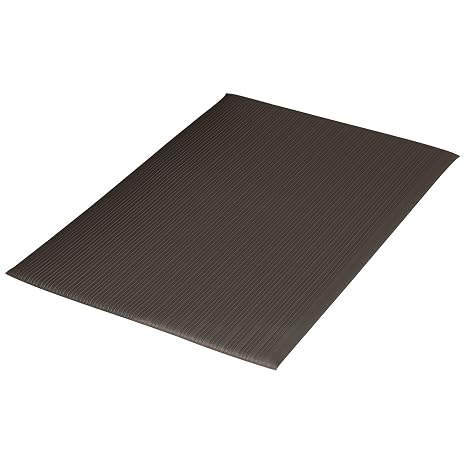 Guardian Air Step Anti-Fatigue Floor Mat, Vinyl, 27"x60", Black, Reduces fatigue and discomfort, Can be easily cut to fit any space