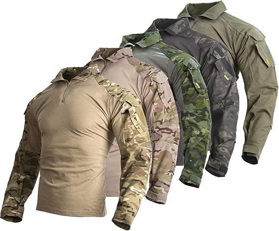 Emersongear Men Tactical Tops BDU Shirts Airsoft Combat E3 Shirts