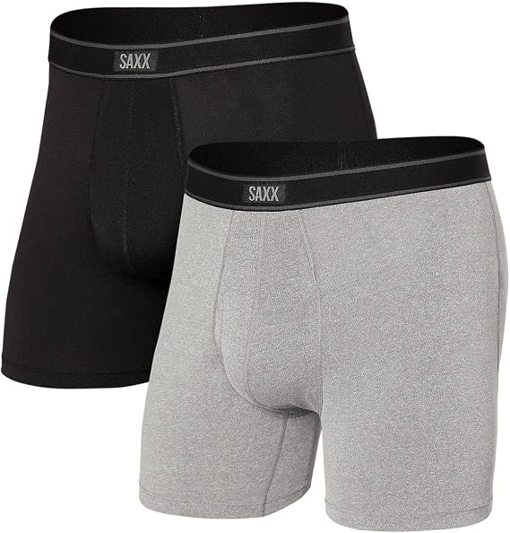 Underwear Co. Men's Daytripper Comfort Stretch Boxer Brief Fly 2-Pack