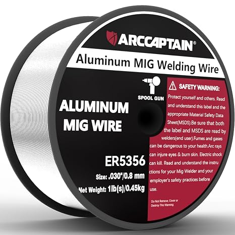 ARCCAPTAIN Magnesium Aluminum MIG Welding Wire ER5356 .030", 1LB