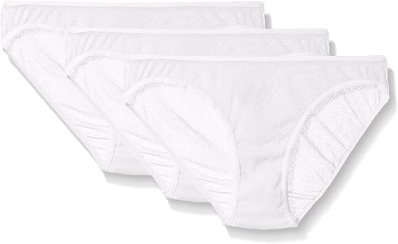 Cosabella Women's Soire Bikini Brief 3 Pack Set, Black/Blush/White, Small