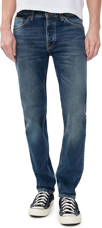 Nudie Jeans Men's Solid Ollie Slim Jeans