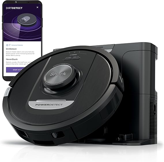 Shark PowerDetect Self-Empty Robot Vacuum, Black, AV2820S