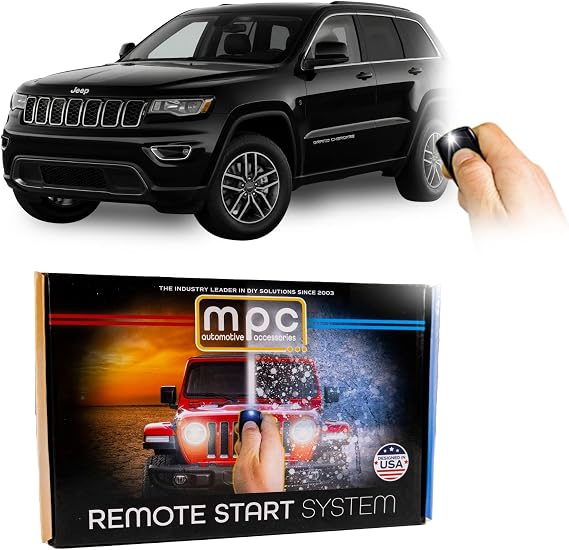 MPC Remote Start Compatible with Dodge Durango 2018-2024 Journey 2018-2020, Jeep Grand Cherokee 2018-2021 |Gas| |Push to Start| |Plug N Play| Uses Factory Key Fob