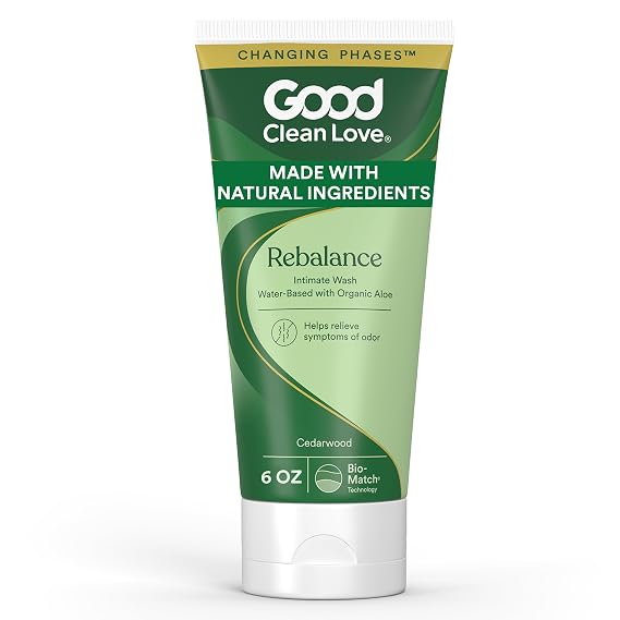 Good Clean Love Rebalance Moisturizing Feminine Wash, pH-Balanced, 6 Oz
