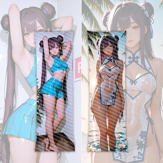Cosplay Dakimakura Anime Cosplay Waifu 40x120cm Hugging Body Throw Pillow Case Cover for Bed Sofa