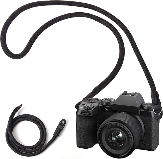 Runhike Camera Strap Compatible with Fujifilm x100vi,xt30 ii, x100v,xs10,x-s20,x-s20,x-t1,xt2,Nylon Climbing Rope Camera Neck Shoulder Strap Compatible with Fujifilm Camera