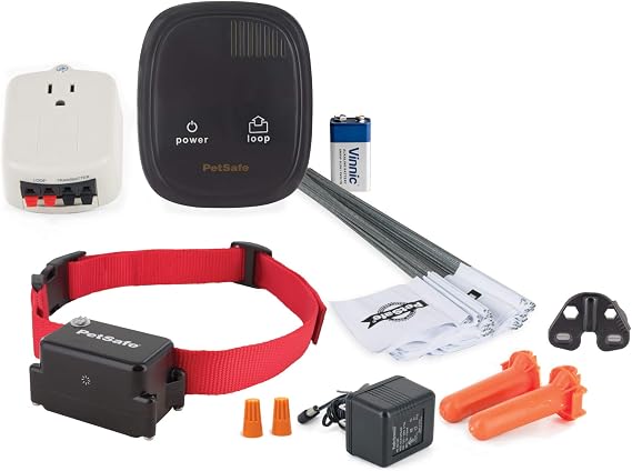 PetSafe Stubborn Dog In-Ground Pet Fence for Dogs and Cats - from The Parent Company of Invisible Fence Brand Boundary Wire Not Included Pick Your Wire Gauge Separately
