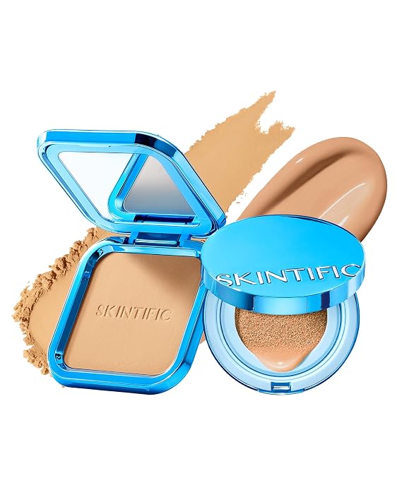 SKINTIFIC Velvet Matte Cushion Foundation Blue #04 Beige