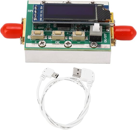 13800MHz RF Attenuator Digital RF Attenuator Variable RF Attenuator 031dB Adjustable 1dB Step Back CNC Shell PC Controllable 5V