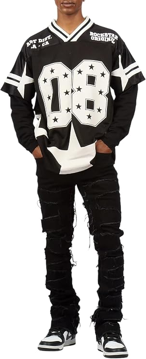 ROCKSTAR ORIGINAL Men's Shake Stacked Flare Jean