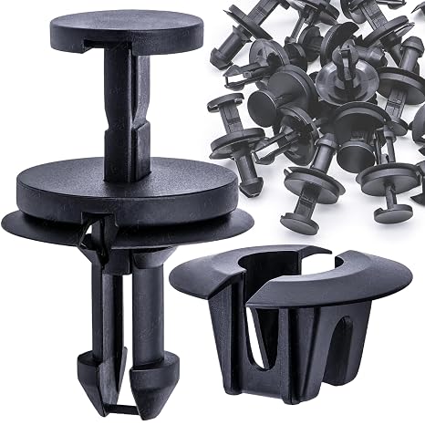 Rexka 15 Sets Silverado Bumper Clips Front Air Dam Deflector Retainer Clips Nut Grommet 15733971 15733970 Fits Chevy Trucks Suburban Tahoe Trailblazer GMC Canyon Savana Sierra Yukon Avalanche