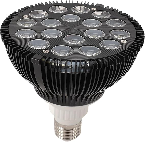 LED Aquarium Light, Dimmable Full Spectrum Aquatic Plants Grow Lamp LED Reef Light Fish Tank Light Underwater Round Small Bubbles Lamp for Marine Turtle Habitat