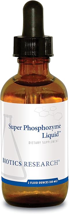 Biotics Research Super Phosphozyme Liquid Phosphorous in Liquid, Electrolytes, Healthy Bones and Teeth, Protein Production, Energy Support, 40mg/Drop, 2 Fl Oz