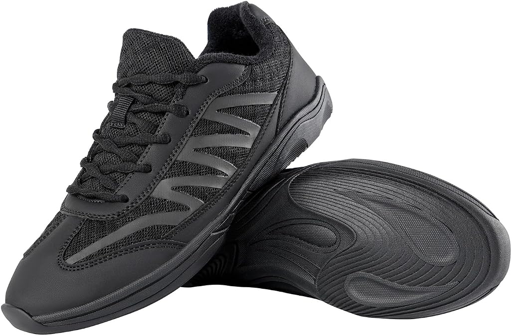 Cheer Shoes Girls-White & Black Cheerleading Dance Sneakers for Competition Sport Training