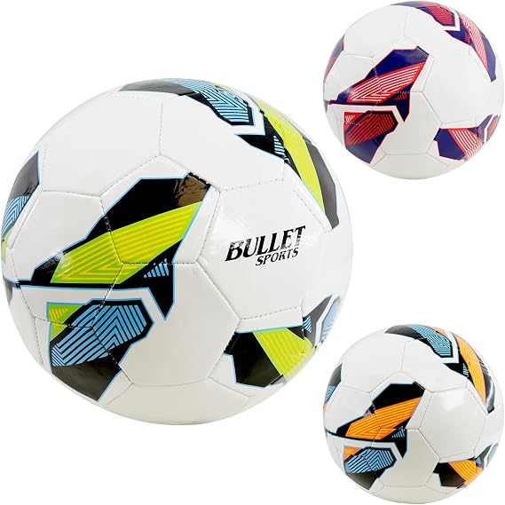 The Magic Toy Shop Kids Lightweight Football Ball Size 5 Garden Sports Activities 32 Panel Indoor Outdoor Soccer Ball Teenagers Adults Football Training League Design