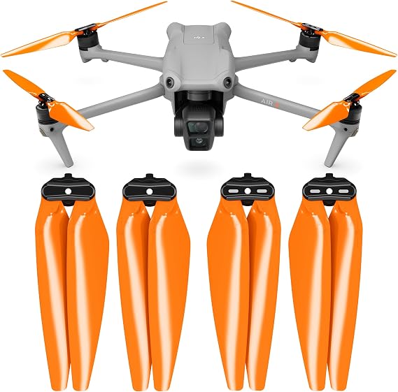 Master Airscrew Stealth Propellers for DJI Air 3 & Air 3S - Orange, 4 pcs