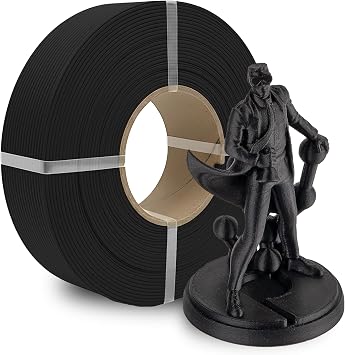 Polymaker Panchroma Refill Spool Matte Charcoal Black PLA 3D Printing Filament Refill, Compatible with All Reusable Spools and All Major FDM 3D Printers, Tangle-Free, Vibrant Colors, 1.75mm 1kg