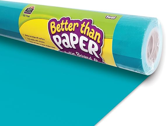 Teacher Created Resources Teal Better Than Paper Bulletin Board Roll (77368)