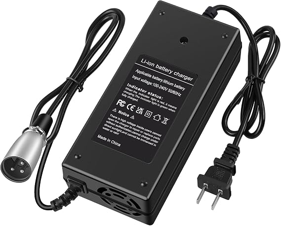 24V(Max 29.4V) 2A 3-Pin XLR Charger for Electric Scooter,Wheelchairs,Go-Go Elite Traveller,Jazzy Power Chair, Pride Mobility, Shoprider, iZip, eZip,Drive Medical, Bladez, Elite Traveller,Plus HD US
