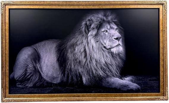 32,43,50,55 Inch Handcrafted ornate TV frame for Samsung The Frame TV and Pro Model. Marble Gold Finish (not for use with other tv models) (50 INCH)