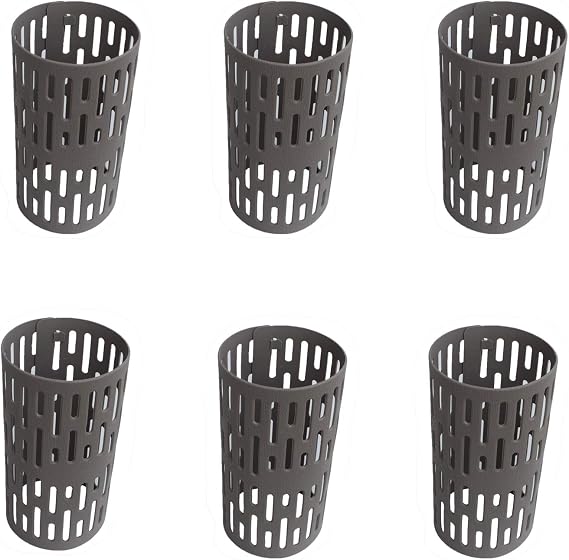 Plastic Tree Trunk Protectors, Nursery Mesh Bark Guard - 6 Pack